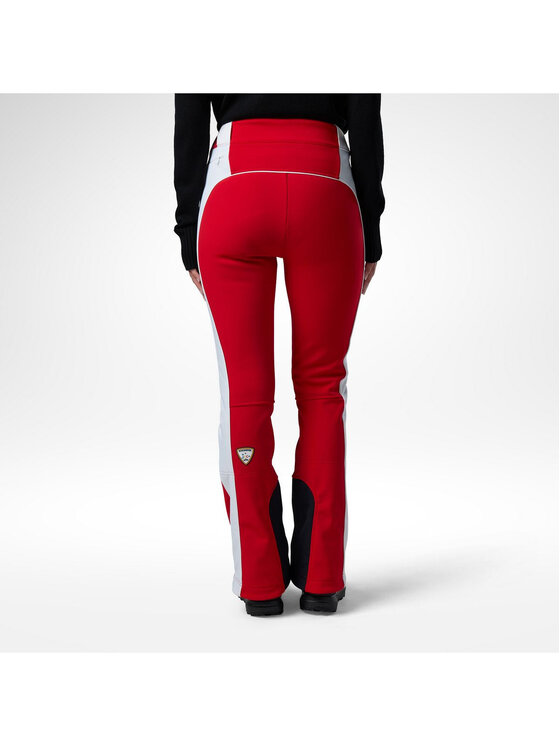 Rossignol Rossignol Spodnie narciarskie W Jcc Softshell Ski Pant Czerwony Slim Fit
