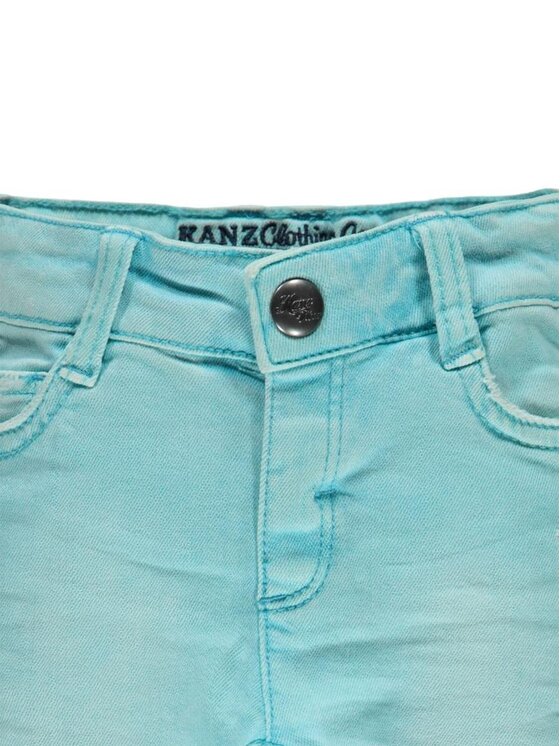 Kanz Kanz Szorty materiałowe 1716965-3280 Niebieski Basic Fit