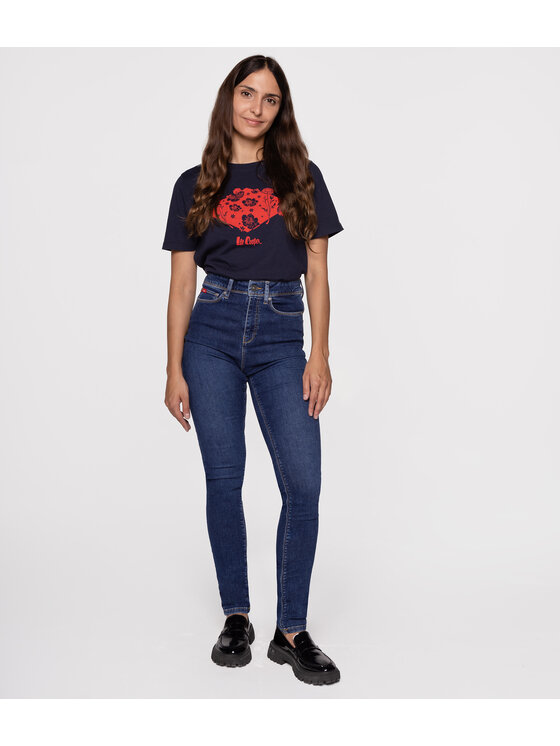 Lee Cooper Lee Cooper Jeansy DAILY Niebieski Skinny Fit