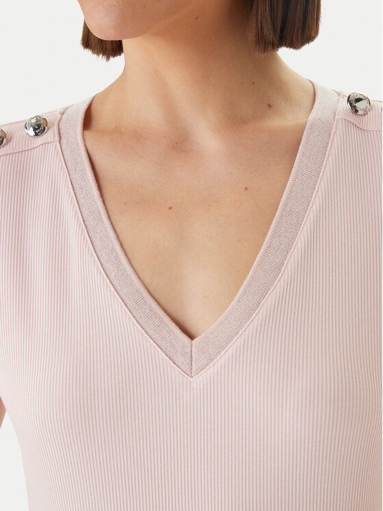 Morgan Morgan Bluse 251-DOMANI Rosa Slim Fit