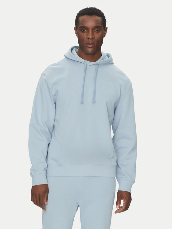 HUGO HUGO Felpa Dapo 50486478 Celeste Relaxed Fit
