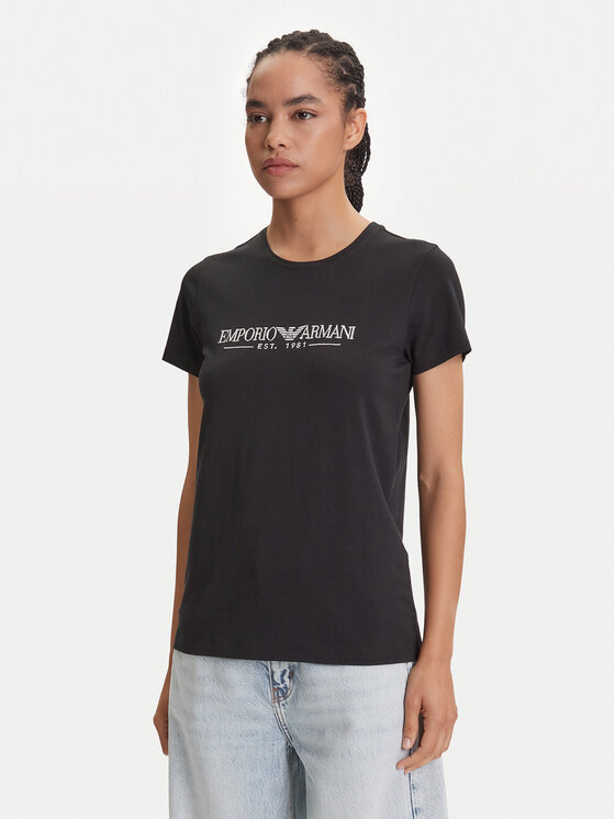 Emporio Armani Underwear T-shirt EW000408 AF10881 UC001 Nero Regular Fit, taglia : XS