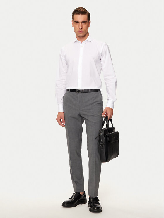 Liu Jo Liu Jo Koszula QXX011 T2662 Biały Regular Fit
