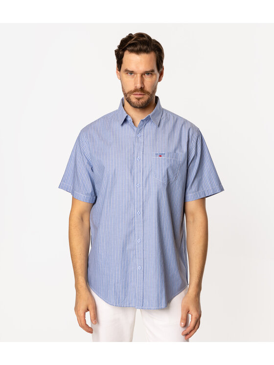 Lee Cooper Lee Cooper Koszula WILSON2 1112 Niebieski Comfort Fit