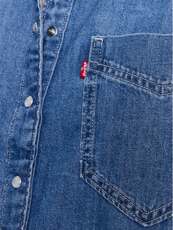 Levi's® Levi's® Jeanshemd Donovan Western A5974-0008 Blau Relaxed Fit