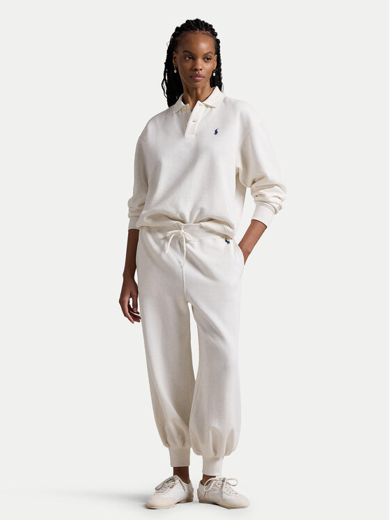Polo Ralph Lauren Polo Ralph Lauren Džemperis 211947966001 Balta Relaxed Fit