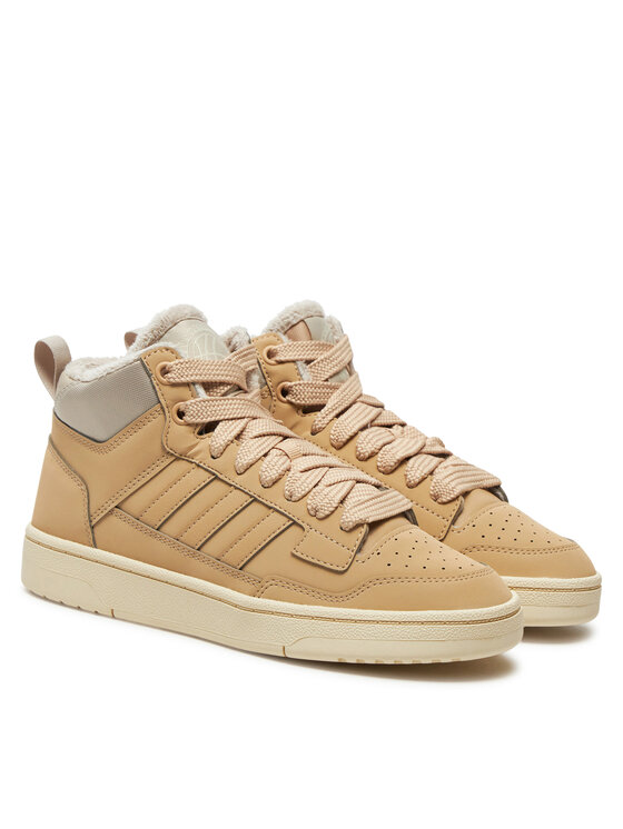 adidas adidas Sneakersy Rapid Court Mid Winterized JR2803 Beżowy