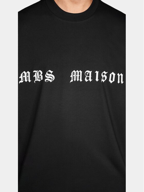 MADE BY SOCIETY MADE BY SOCIETY T-Shirt Oath - T17993 Czarny Basic Fit