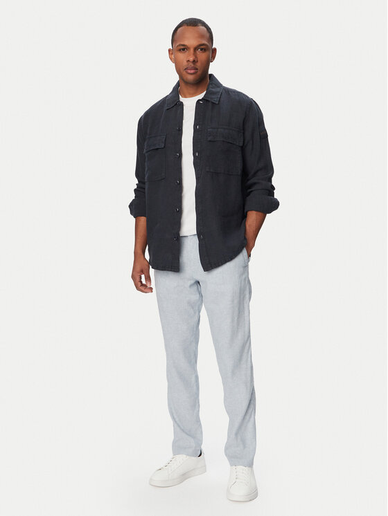 BOSS BOSS Cămașă Locky 50558928 Bleumarin Regular Fit