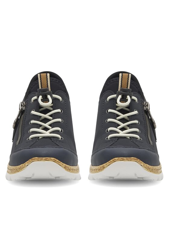 Rieker Rieker Sneakersy N4263-14 Granatowy