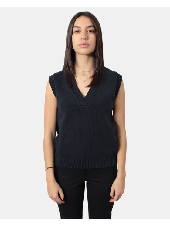 Max Mara Leisure Max Mara Leisure Γιλέκο 9936317808906 Μπλε Regular Fit