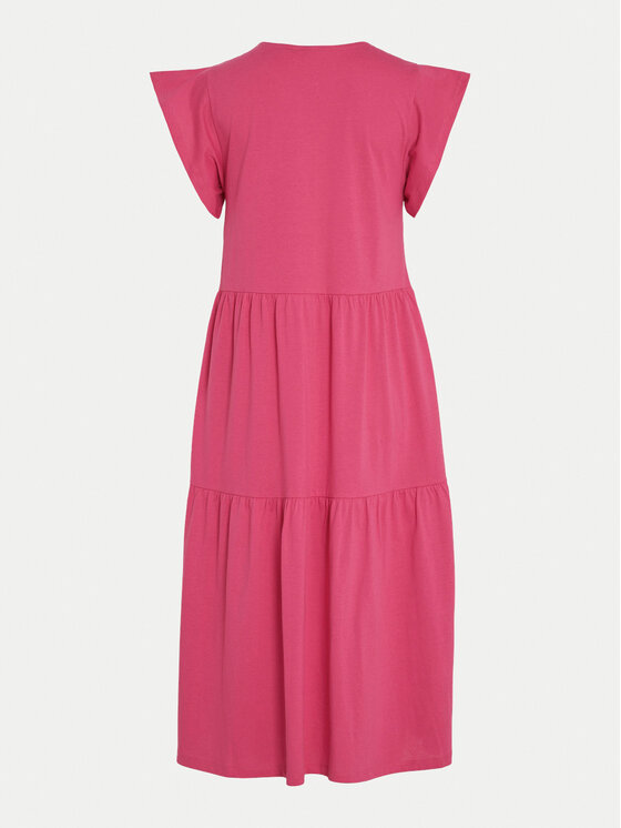 Vila Vila Kleid für den Alltag Summer 14087542 Rosa Loose Fit