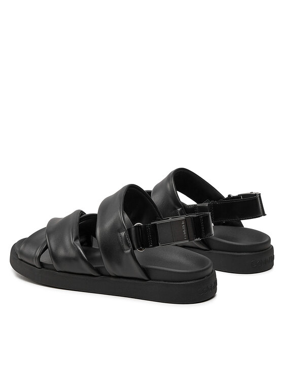 Calvin Klein Calvin Klein Σανδάλια Padded Criss Cross Sandal HM0HM01482 Μαύρο