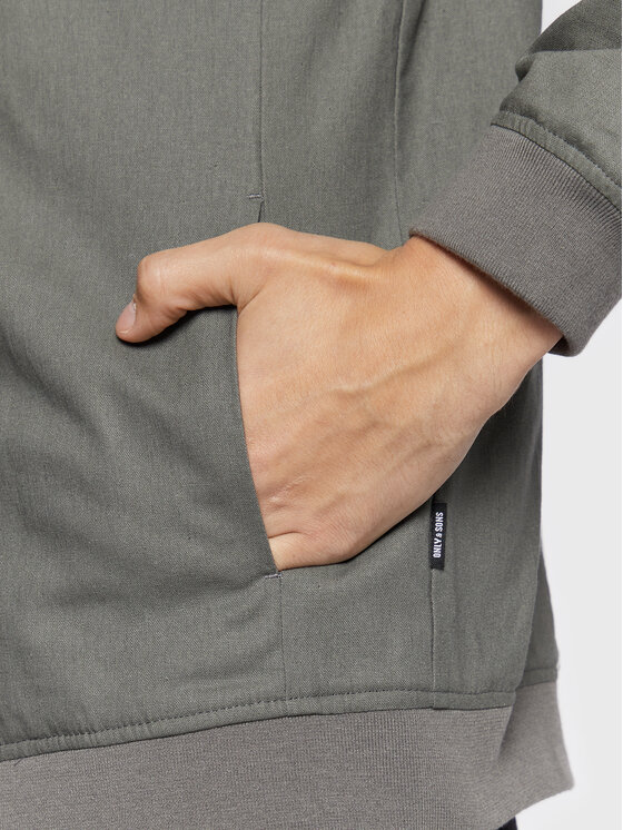 Only & Sons Only & Sons Яке бомбър Oliver 22022087 Зелен Regular Fit