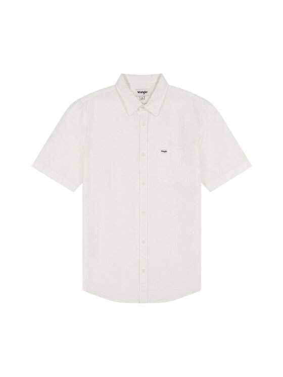 Wrangler Wrangler Camicia 112352187 Bianco Regular Fit