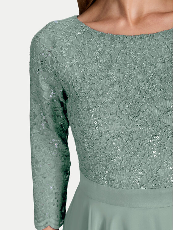 Swing Swing Sukienka koktajlowa 77761710 Zielony Regular Fit