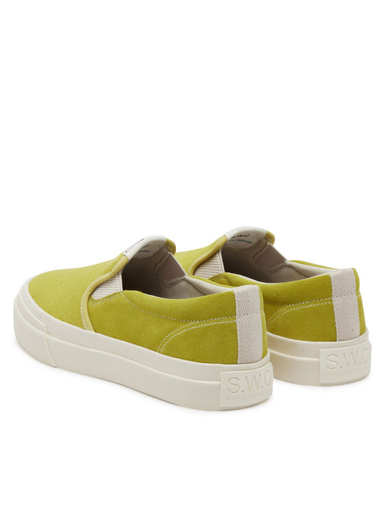S.W.C Stepney Workers Club S.W.C Stepney Workers Club Sneakers aus Stoff Lister YA03234 Grün