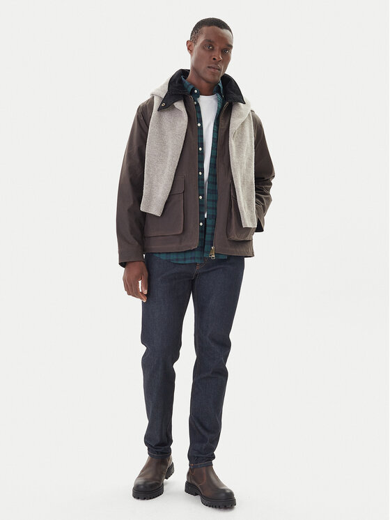 Hunter Hunter Kurtka przejściowa Duggan HARM0072251 Brązowy Relaxed Fit