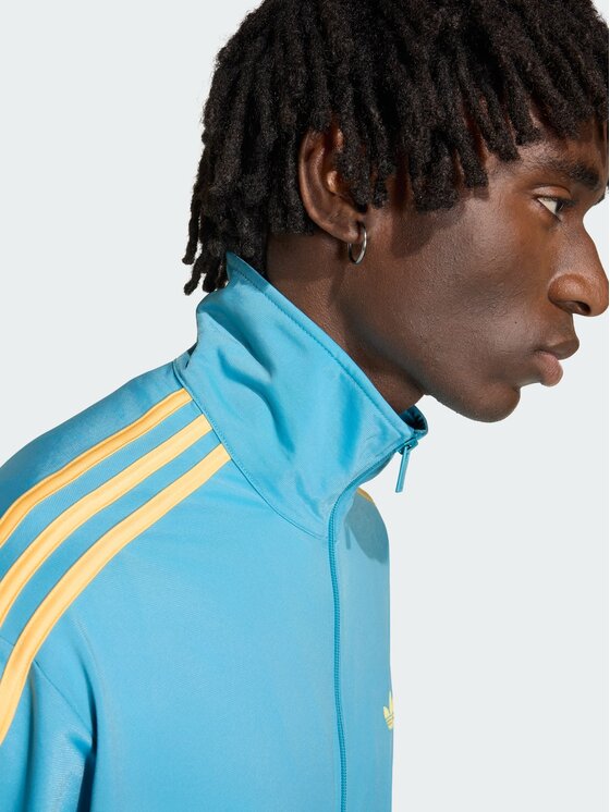 adidas adidas Bluza FIREBIRD Błękitny Loose Fit
