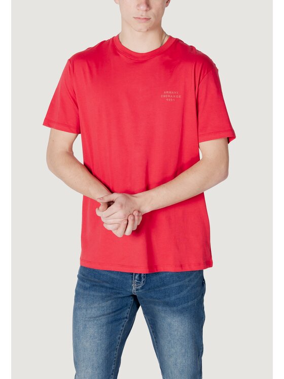 Armani Exchange Armani Exchange T-Shirt XM000752 AF12308 Czerwony Shirt Fit
