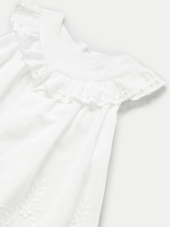Mayoral Mayoral Sommerkleid 1915 Weiß Regular Fit