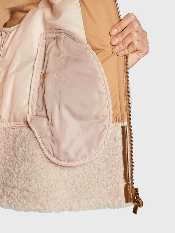 PINKO PINKO Prehodna jakna Iside 1G18KJ Y4V5 Rjava Regular Fit