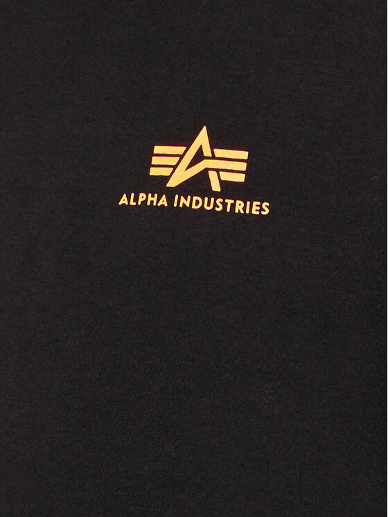 Alpha Industries Alpha Industries T-Shirt Basic Small Logo 188505 Czarny Regular Fit