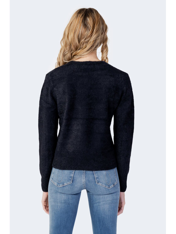 ONLY ONLY Maglione ELLA PIUMO LS V-NECK CC KNT Nero V-Neck Fit