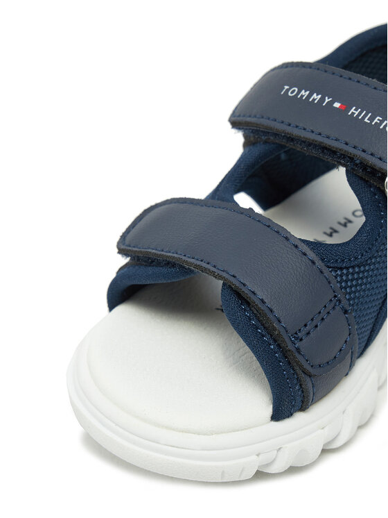 Tommy Hilfiger Tommy Hilfiger Sandały Velcro Sandal T1B2-33898-1591 M Granatowy