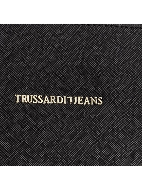 Trussardi Trussardi Jeans Дамска чанта Levnto Shopping Bag 75B003 Черен