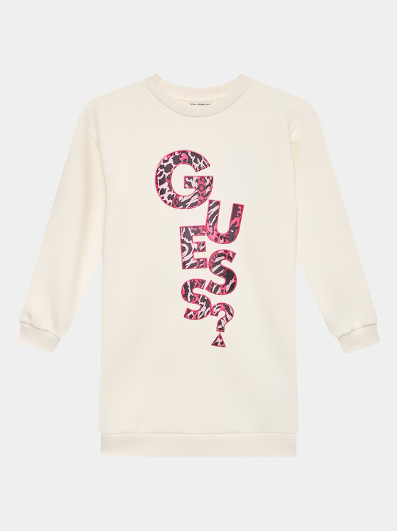 Guess Guess Hétköznapi ruha J3BK01 KAZQ2 Ekru Regular Fit