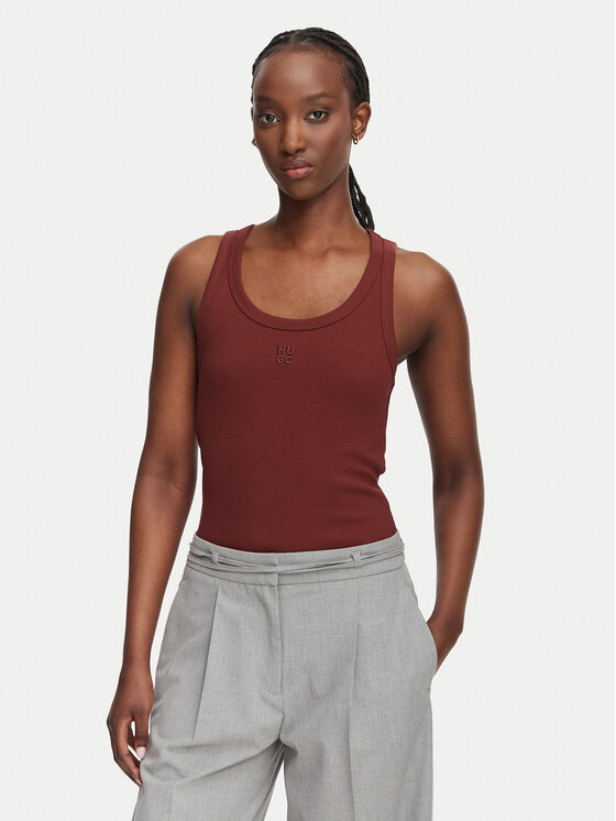 HUGO HUGO Top Datamia 50514489 Černá Slim Fit