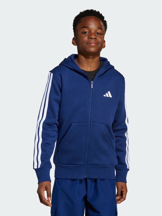 adidas adidas Bluza Essentials Full-Zip Niebieski Regular Fit