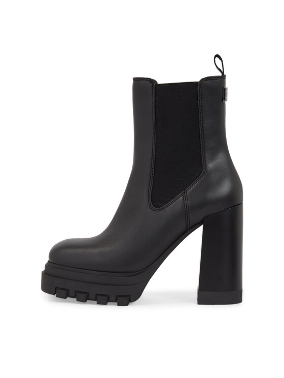Tommy Jeans Tommy Jeans Μποτάκια Tjw High Heel Chelsea EN0EN02306 Μαύρο