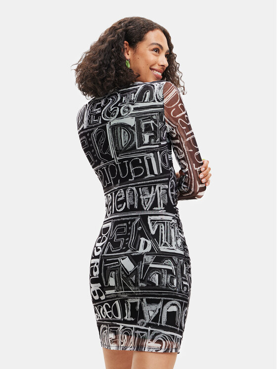 Desigual Desigual Hétköznapi ruha 23SWVK23 Szürke Slim Fit