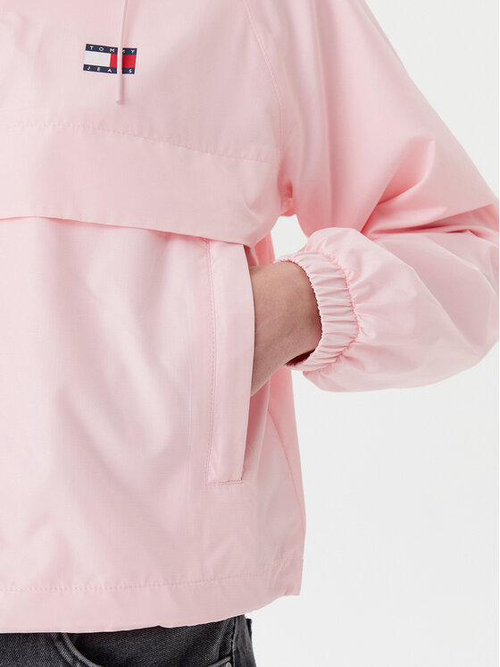 Tommy Jeans Tommy Jeans Wiatrówka Essential DW0DW20672 Różowy Relaxed Fit