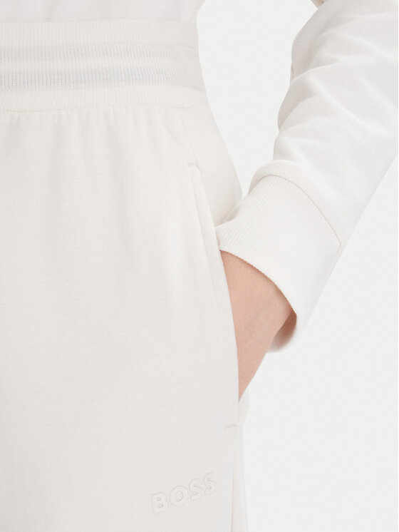 BOSS Boss Donji dio trenerke CP Stripe 50524759 Écru Regular Fit