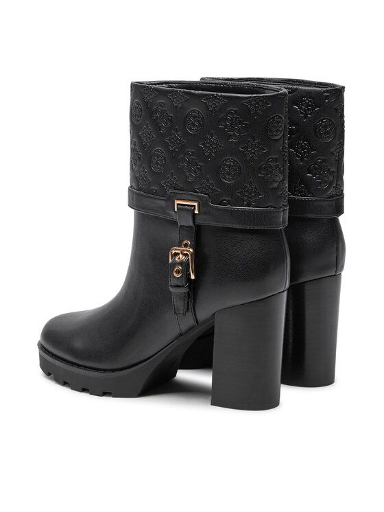Guess Guess Botine Neadla FLFNEA FAL10 Negru