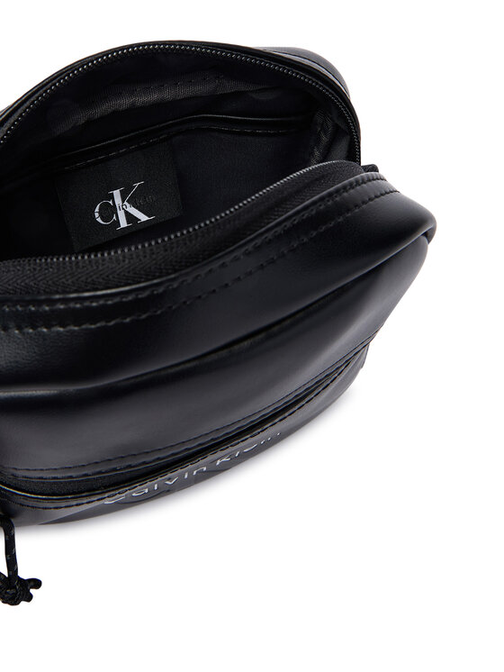 Calvin Klein Calvin Klein Ľadvinka Bold Logo Webbing Square Crossbo LV04D3445G Čierna