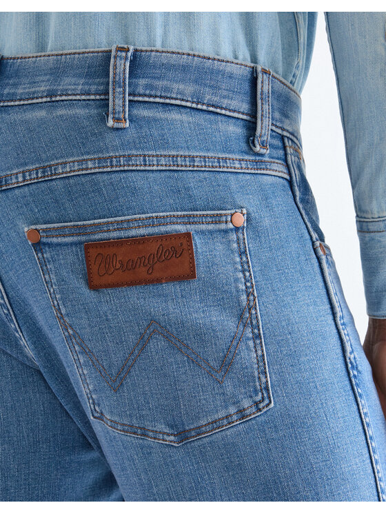Wrangler Wrangler Jeansy GREENSBORO Niebieski Straight Leg