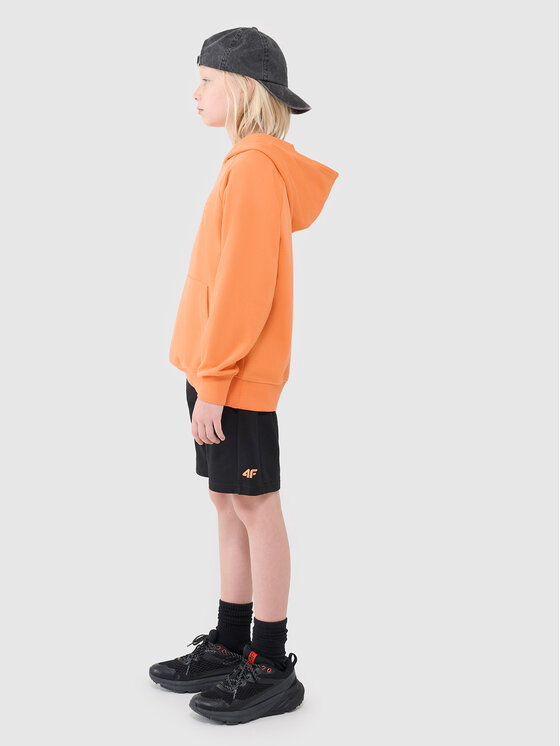 4F 4F Bluza BASIC+ Pomarańczowy Oversize