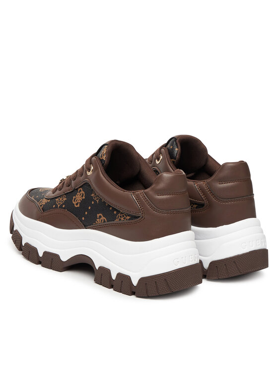 Guess Guess Sneakersy FLFBRT PEL12 Hnedá