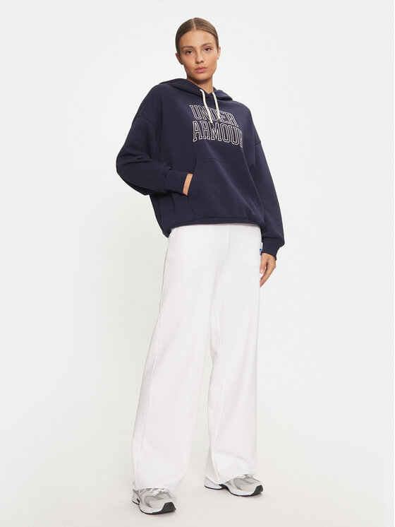 Under Armour Under Armour Μπλούζα UA Icon Heavyweight 1386494 Σκούρο μπλε Oversize