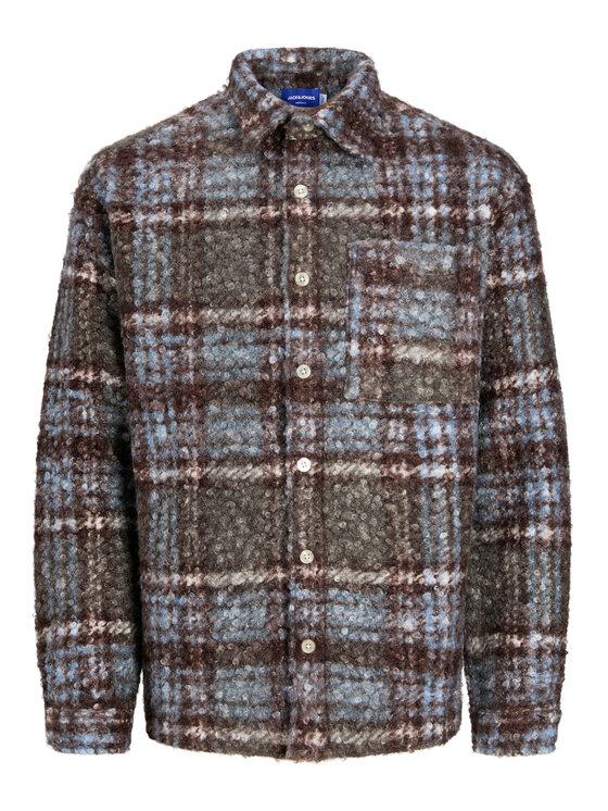 Jack & Jones Jack & Jones Marškinių švarkas Denver 12293835 Ruda Loose Fit