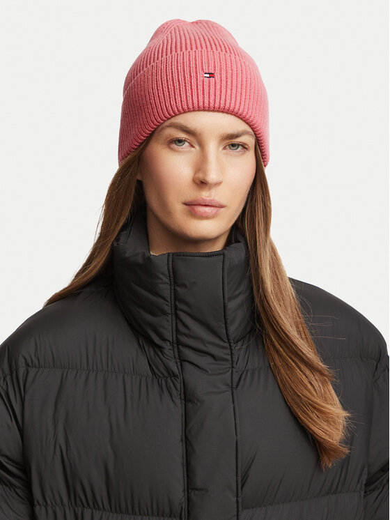 Tommy Hilfiger Tommy Hilfiger Czapka Flag AW0AW19102 Różowy