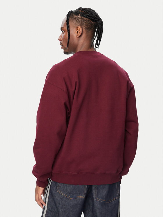 adidas adidas Sweatshirt Trefoil Essentials LL1046 Dunkelrot Regular Fit
