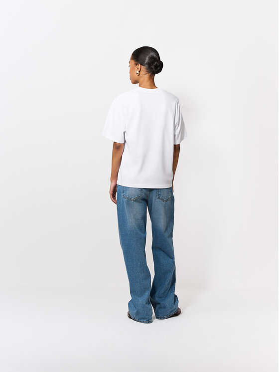 La Mania La Mania T-Shirt RIHO Biały Basic Fit