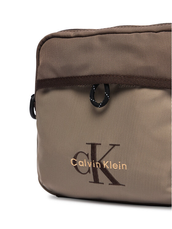 Calvin Klein Calvin Klein Taška cez rameno Bold Clrblk Square Crossobdy LV04D3519G Hnedá