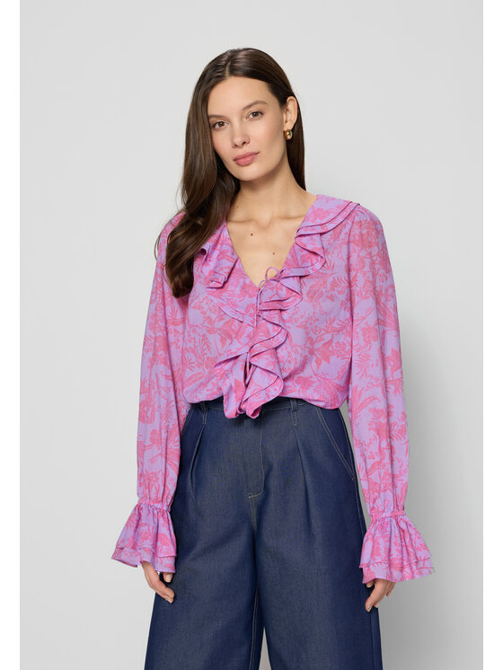 BIZUU BIZUU Halenka LOISE Fialová Standard Fit