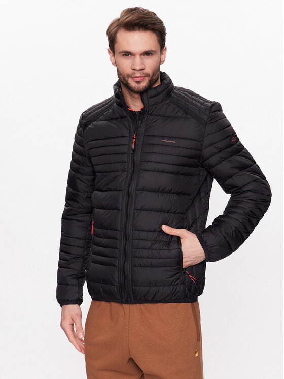 Volcano Vatovaná bunda Bartley M06190-S23 Čierna Regular Fit